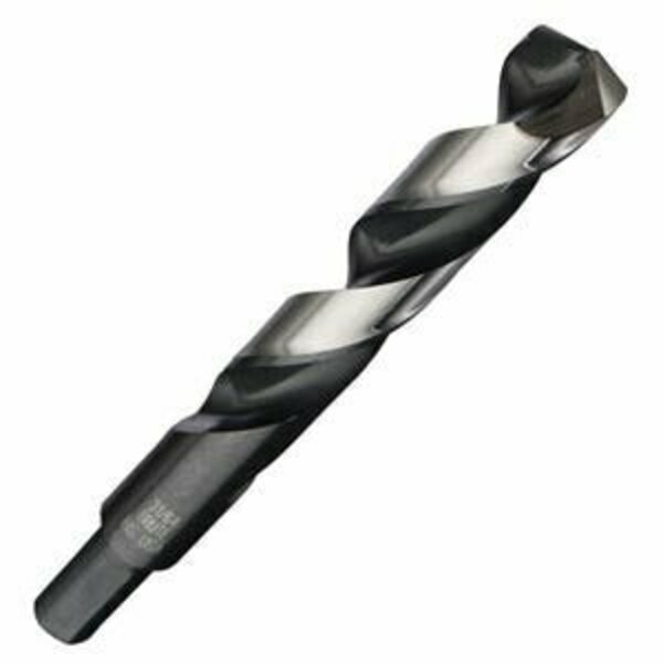 Brute Platinum 3/8in XL28 Brute Mechanics Len Drill, HSS NOMO Surface Treat, Flt Shank, 135 deg Split Pnt, 6PK CHA XL28-3/8